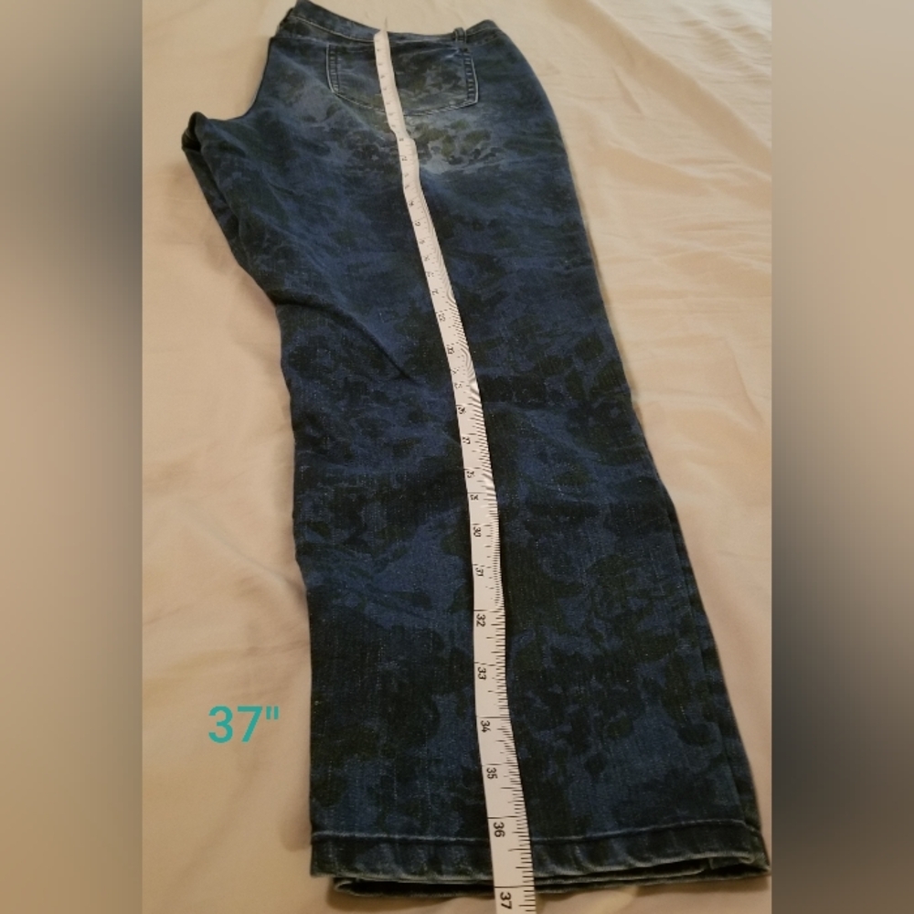 Floral Print Jeans. i jeans By Buffalo Sz 14 Denim. Womens. - Picture 7 of 16